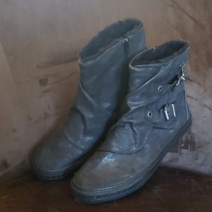 Black High Top Shoes